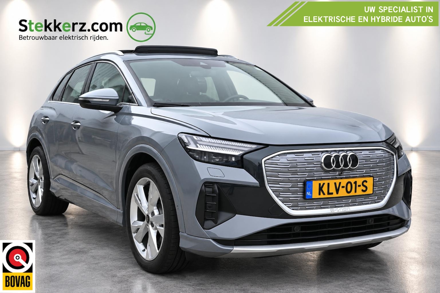 Audi Q4 e-tron - 40 Advanced edition 77 kWh Panorama dak | Matrix| All-in prijs incl. 12 mnd BOVAG garantie - AutoWereld.nl