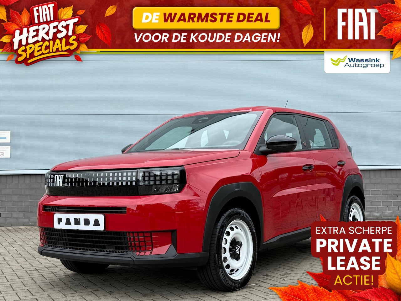 Fiat Grande Panda - 44kWh 113pk Red | Apple Carplay | Airco | LED | Nieuw model | Direct leverbaar | - AutoWereld.nl
