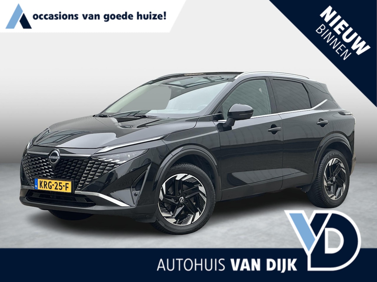 Nissan Qashqai - 1.3 MHEV Xtronic N-Connecta | Carplay/360 Camera/Adapt.Cruise/Sfeerverlichting/158PK/ - AutoWereld.nl