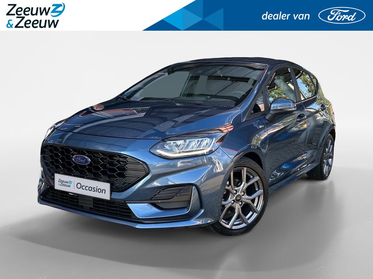 Ford Fiesta - 1.0 EcoBoost Hybrid ST-Line |Stuur/Stoel/Vooruit verwarming | Apple Carplay/Android Auto | - AutoWereld.nl