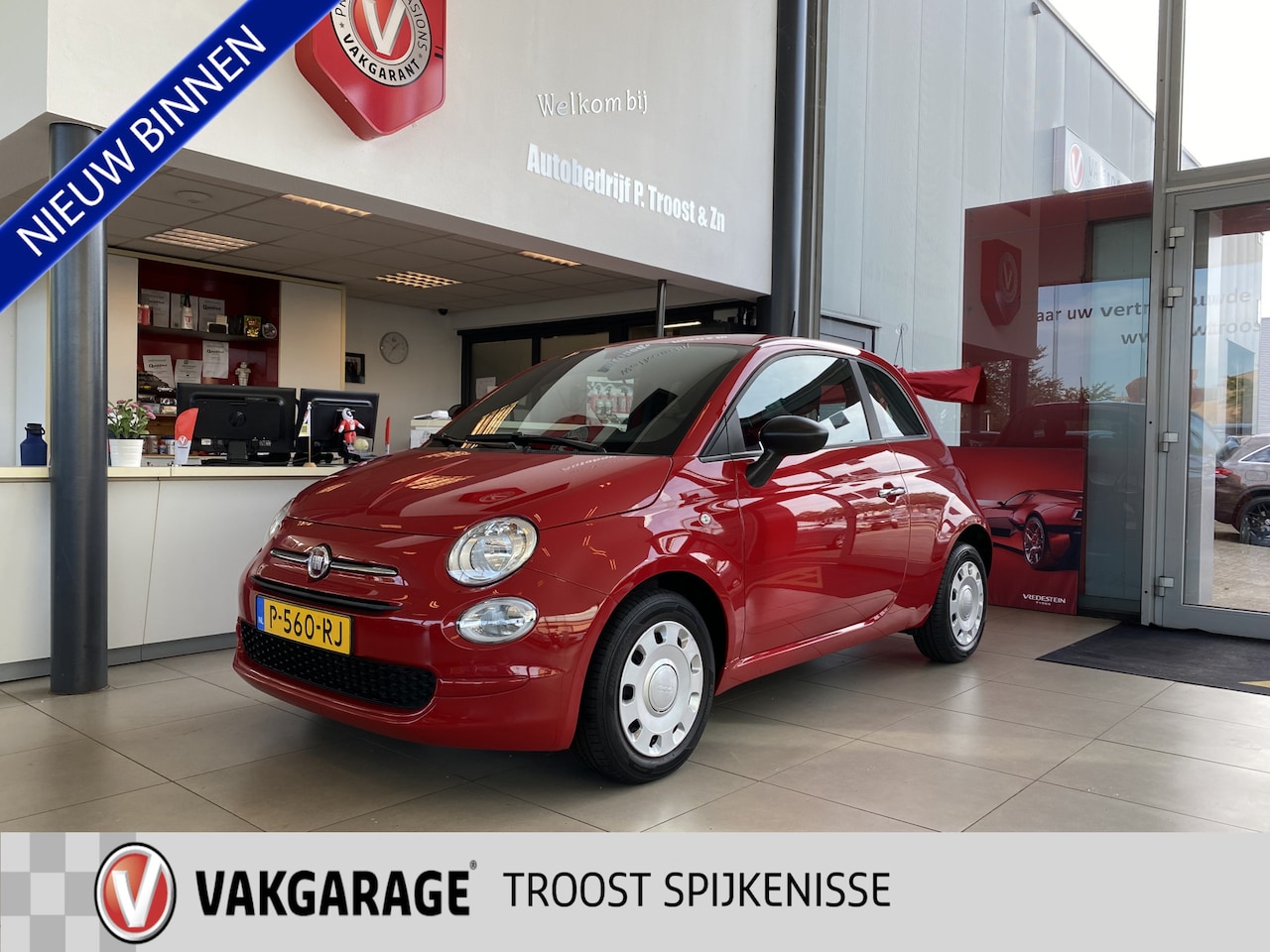 Fiat 500 - 1.0 Hybrid Cult 1.0 Hybrid!!! Cult,Airco,Cruisecontrol,Bleutooth,Boordcomputer,DAB,Elektrischpakket,Usb Aa - AutoWereld.nl