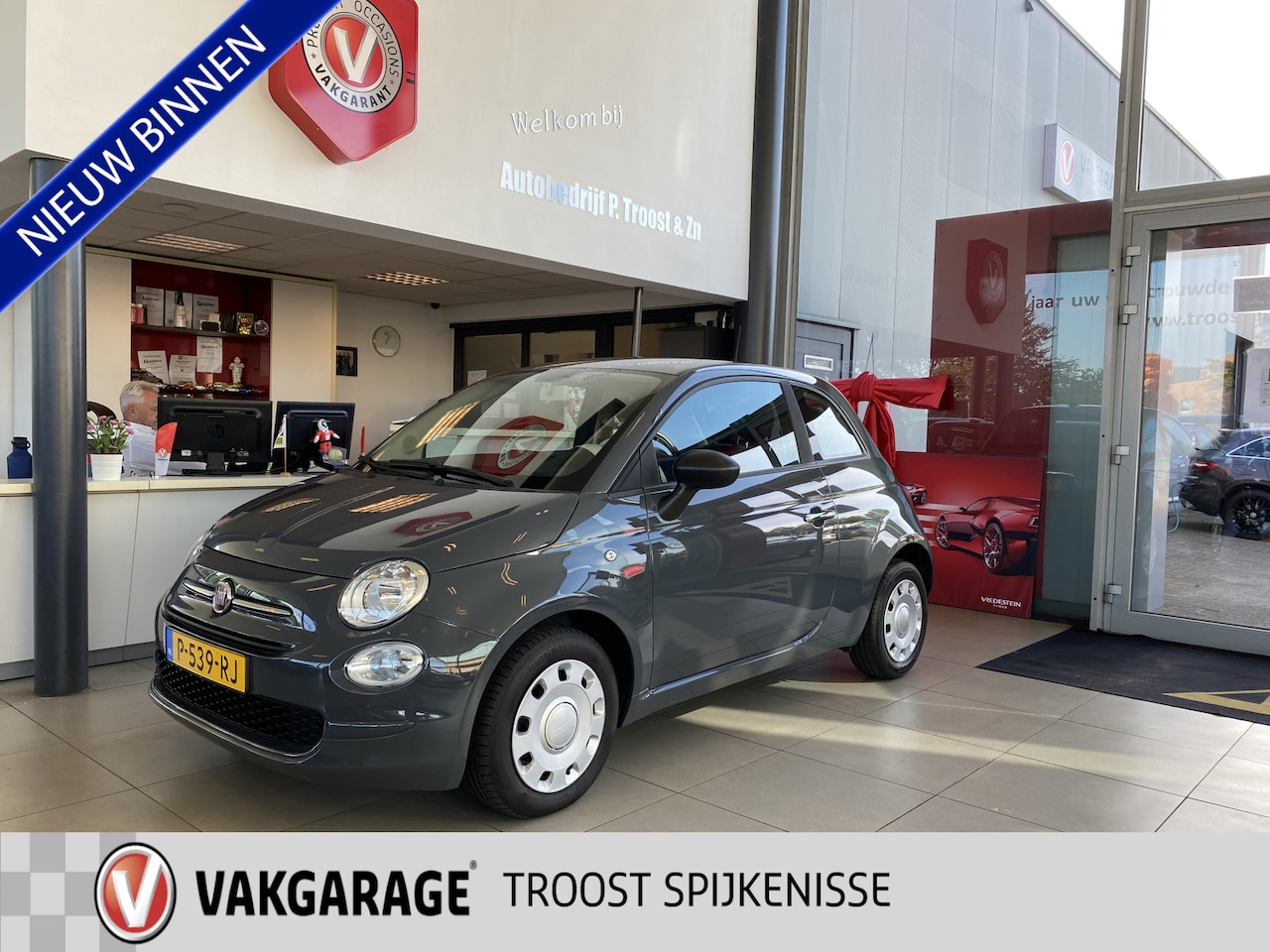 Fiat 500 - 1.0 Hybrid Cult 1.0 Hybrid!!! Cult,Airco,Cruisecontrol,Bleutooth,Boordcomputer,DAB,Elektrischpakket,Usb Aa - AutoWereld.nl