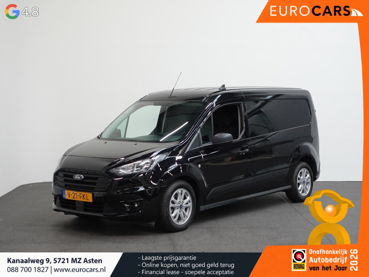Ford Transit Connect - 100pk L2 Trend Automaat Trekhaak Airco Navigatie Cruise control - AutoWereld.nl