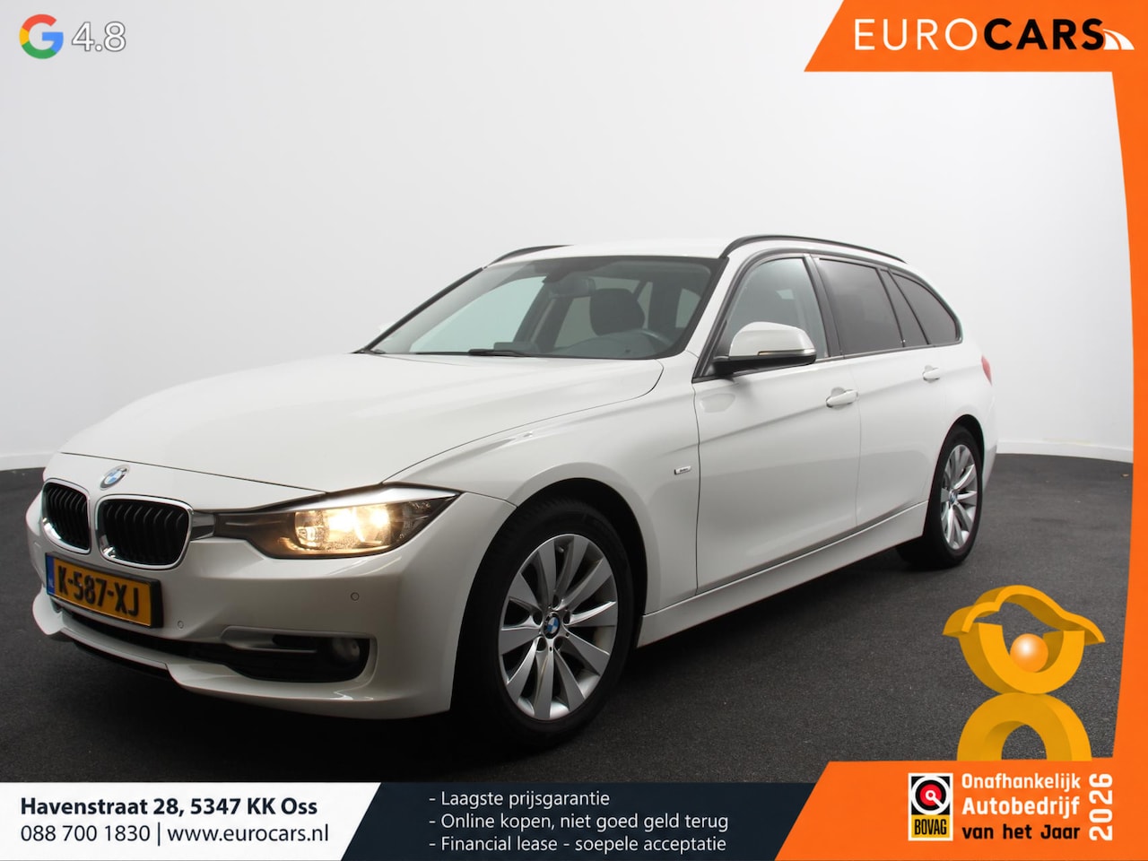 BMW 3-serie Touring - 316i M Sport Edition High Executive Half Leder Navigatie Climate Control Parkeersensoren C - AutoWereld.nl