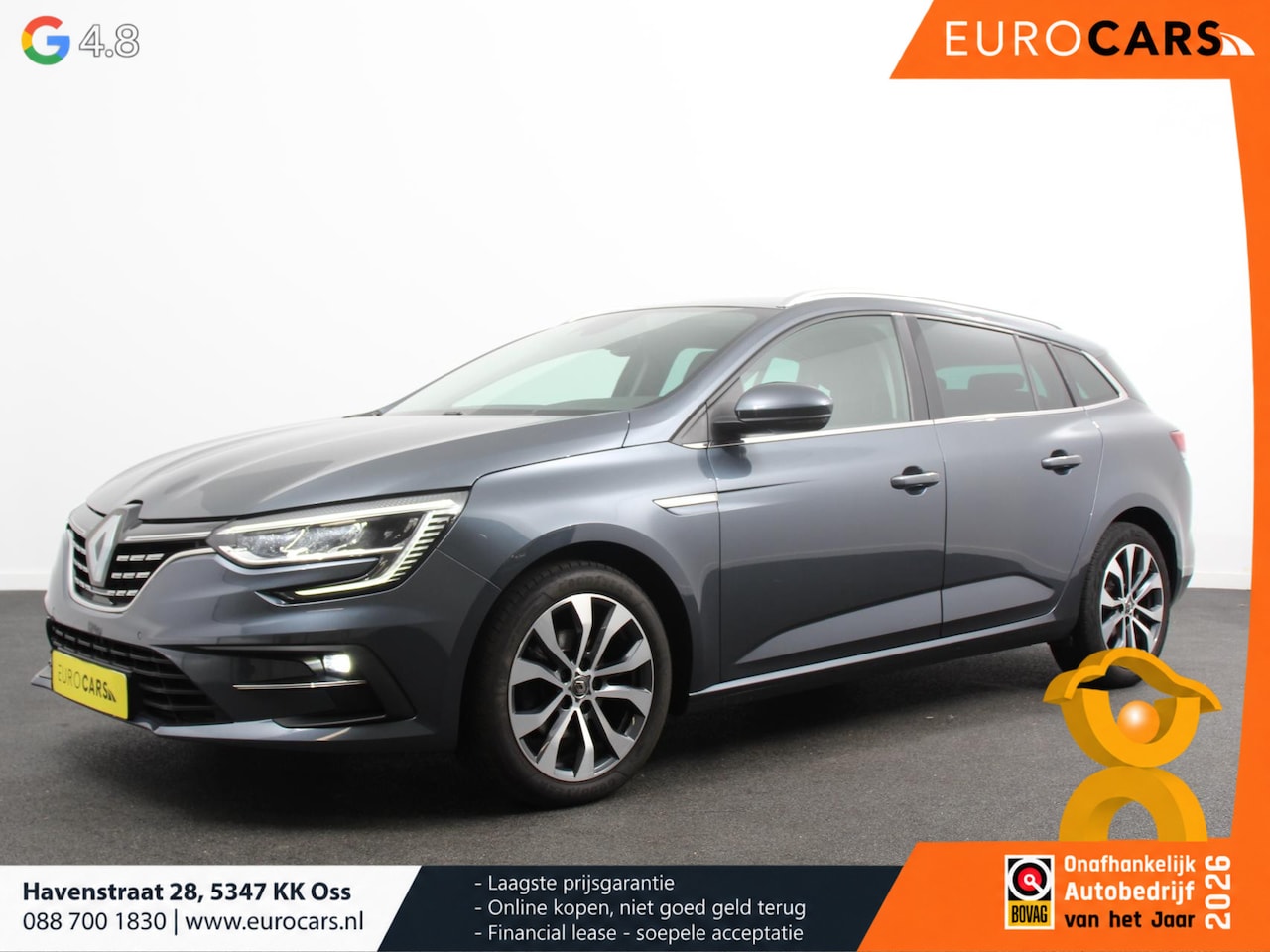 Renault Mégane Estate - 1.3 TCe 140pk Automaat Intens Trekhaak Camera Navigatie Climate Control Cruise Control Lic - AutoWereld.nl