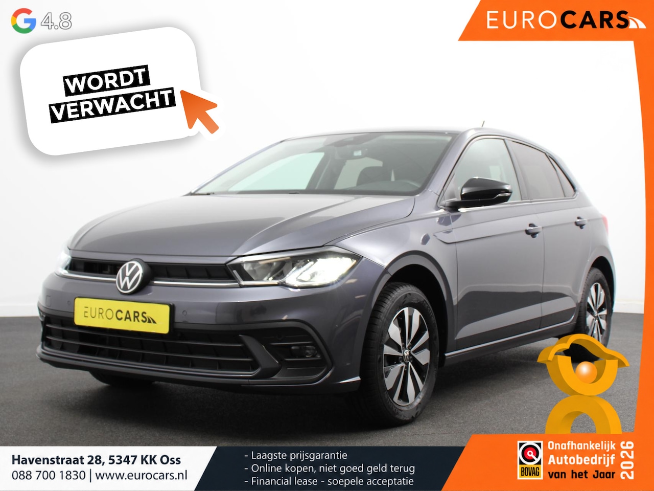 Volkswagen Polo - 1.0 TSI Goal Automaat Navigatie Apple Carplay/Android Auto Parkeersensoren Adaptive Cruise - AutoWereld.nl