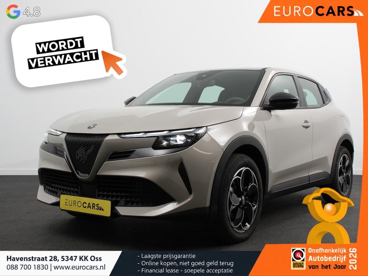 Alfa Romeo Junior - Elettrica Automaat 156PK Adaptieve Cruise Control LMV 18 inch Full Led Matrix Parkeer sens - AutoWereld.nl