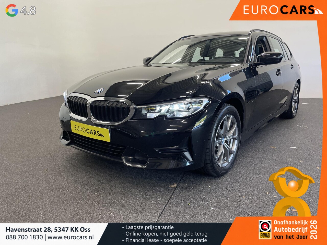 BMW 3-serie Touring - 330e Touring SportLine PHEV 292 PK AUT Navi Carplay Camera Achter PDC V+A Winterpack Sport - AutoWereld.nl