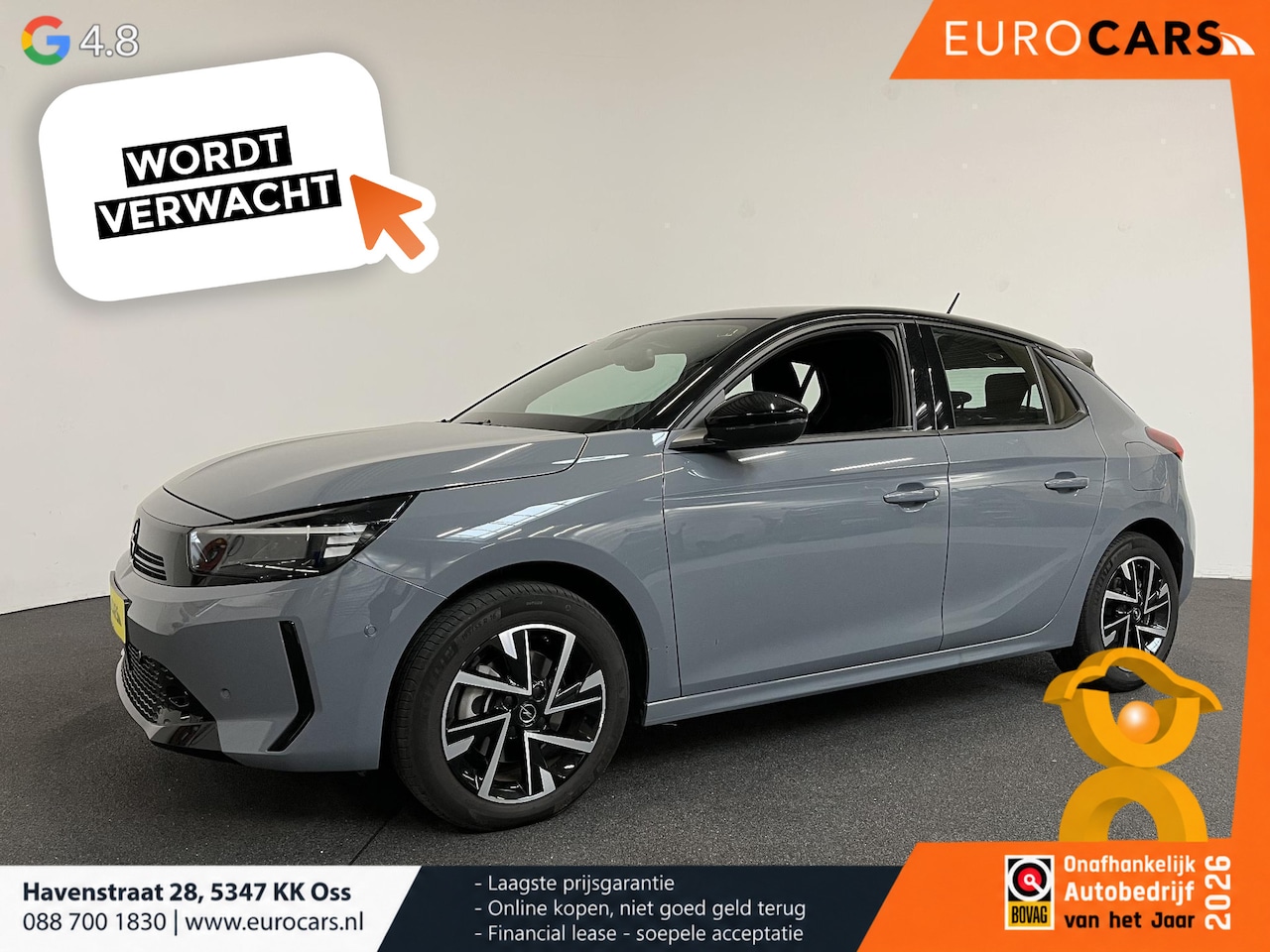 Opel Corsa - 1.2 Turbo Automaat GS Line Airco Carplay Navigatie Cruise Control Full LED 16" Black Wheel - AutoWereld.nl