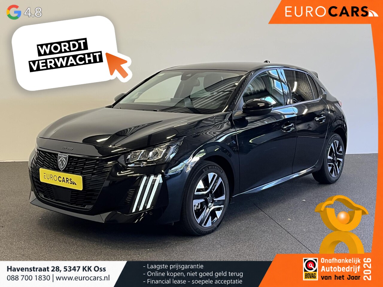 Peugeot 208 - Hybrid 100 Automaat Allure Navigatie Apple Carplay/ Android Auto Camera Parkeersensoren Ad - AutoWereld.nl