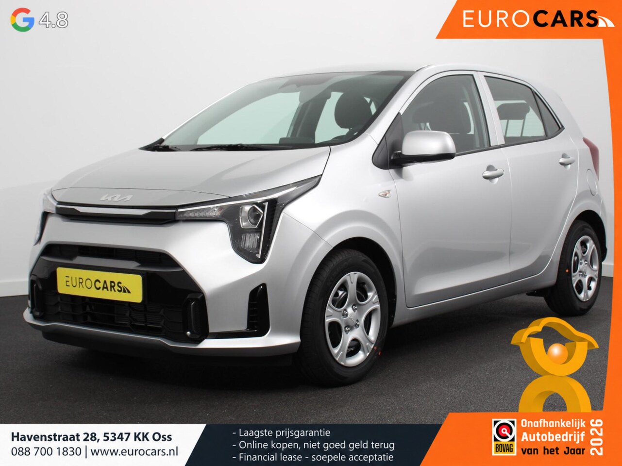 Kia Picanto - 1.0 DPI Automaat DynamicLine DEMO ! Navigatie Apple Carplay/Android auto Airco Camera DAB - AutoWereld.nl