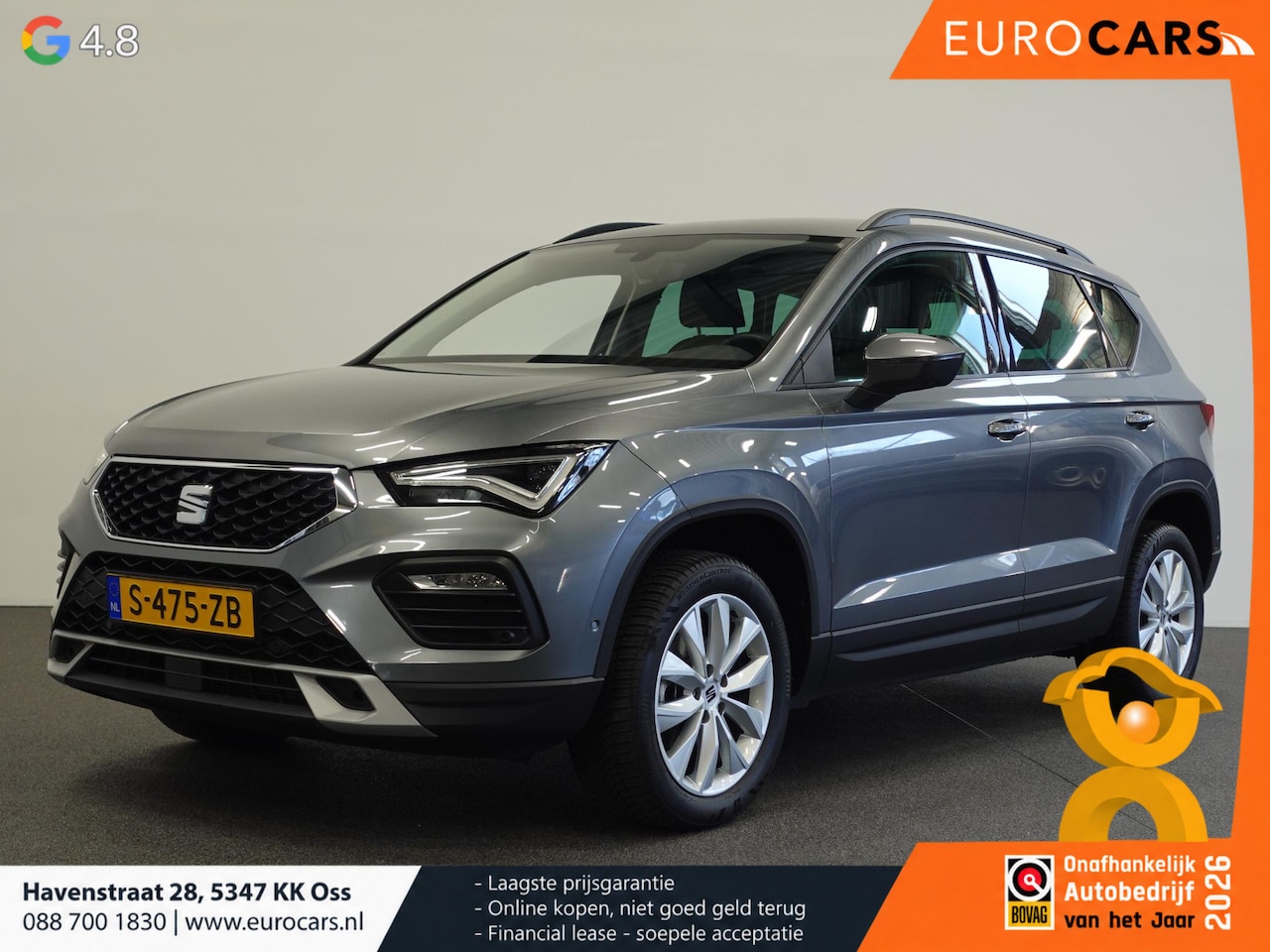 SEAT Ateca - 1.5 TSI Style DSG Business Intense Climate Control Cruise Control Navigatie Apple Carplay/ - AutoWereld.nl