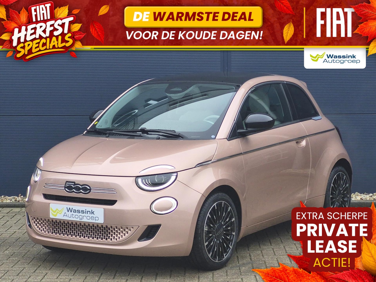 Fiat 500 - 1.0 Hybrid 65pk La Prima | Navigatie | Cruise Control | Camera | Apple Carplay/Android Aut - AutoWereld.nl