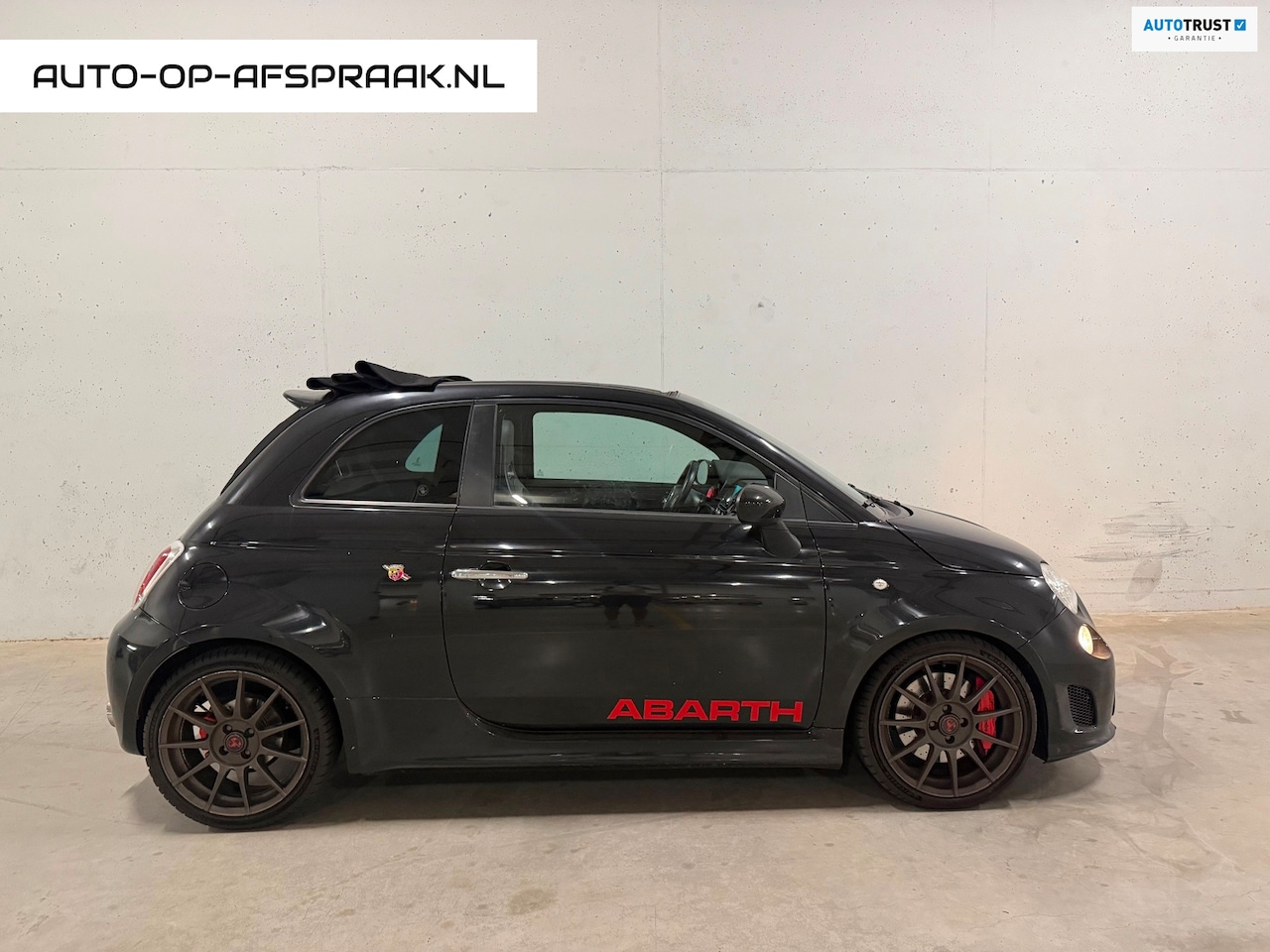 Fiat 500 C - 1.4 T-Jet Abarth Turismo 161pk Leer Cabrio - AutoWereld.nl
