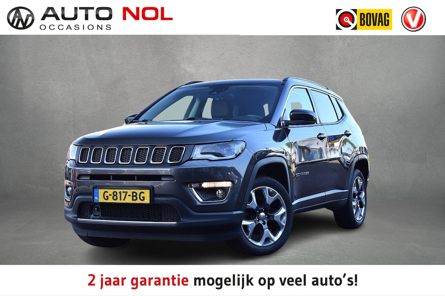 Jeep Compass - 1.4 MultiAir Limited | Trekhaak | Leer | Beats | Memory | Camera - AutoWereld.nl