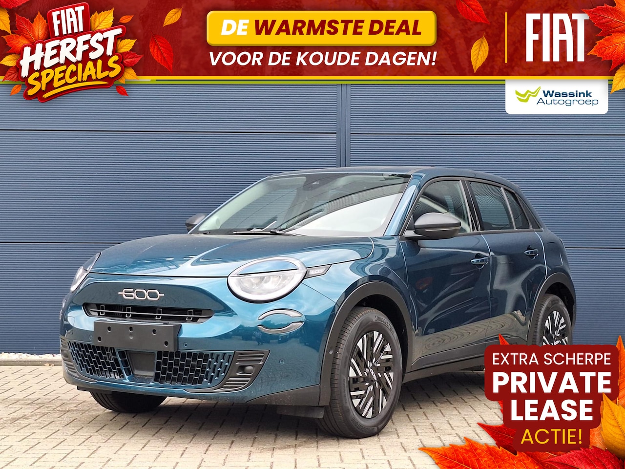 Fiat 600 - 1.2 Hybrid Turbo Charged 110pk Aut Urban | Cruise Control | Apple CarPlay/ Android Auto | - AutoWereld.nl