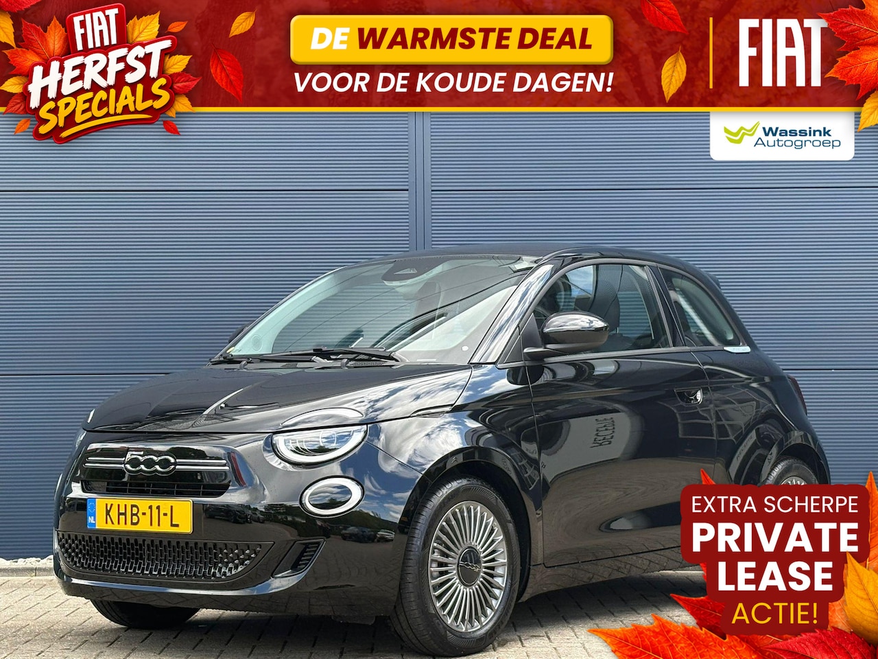 Fiat 500 - 1.0 Hybrid Torino Launch Edition | Climate Control | Cruise Control | Apple Carplay/Androi - AutoWereld.nl