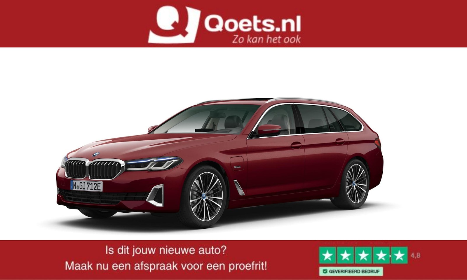 BMW 5-serie Touring - 530e Luxury Line - Trekhaak - Panoramadak - Head up - Comfort Access - Getinte Ruiten - Pa - AutoWereld.nl