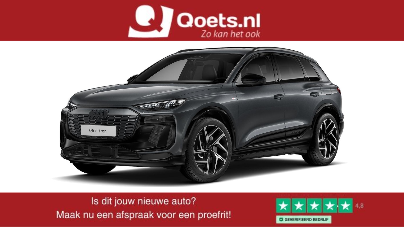 Audi Q6 e-tron - S edition performance 100 kWh Tech Plus - Panoramadak - Comfortpakket plus - Zwartoptiek p - AutoWereld.nl