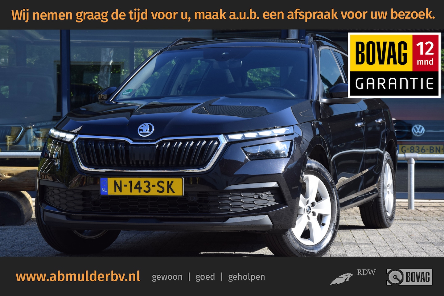 Skoda Kamiq - 1.0 TSI 110PK Sport Business DSG Automaat | Org. NL | BOVAG Garantie | Trekhaak |  Adaptiv - AutoWereld.nl