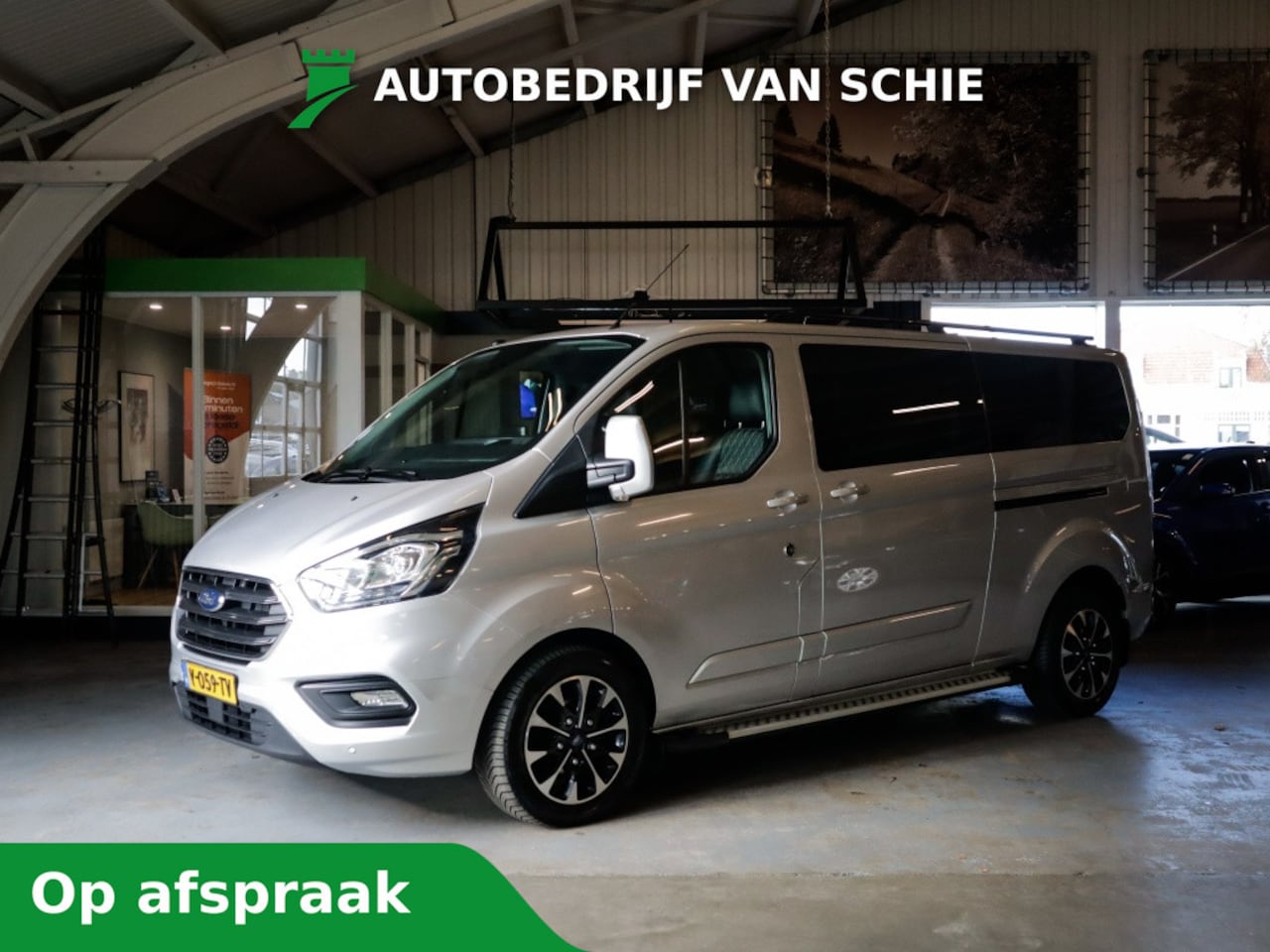 Ford Transit Custom - 300 2.0 TDCI L2H1 Limited DC 2e-Eig. & Keurig-Onderh. BOVAG-Garantie. NL-Auto. - AutoWereld.nl