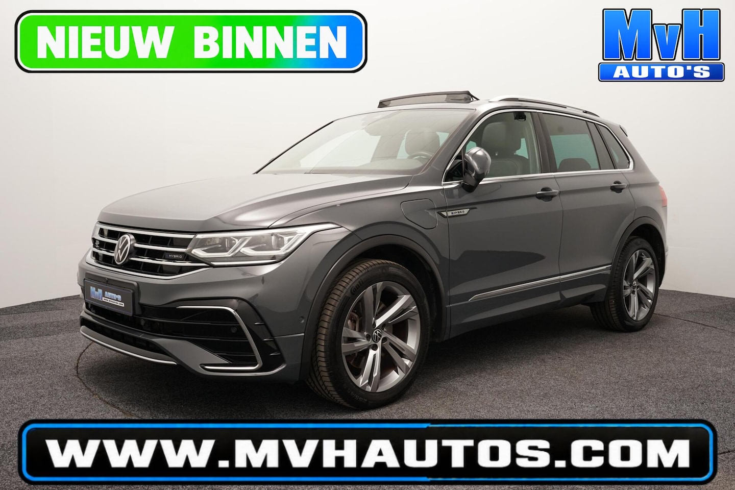 Volkswagen Tiguan - 1.4 TSI PHEV R-Line|PANO|STOEL/STUUR.VERW|SOH93% - AutoWereld.nl