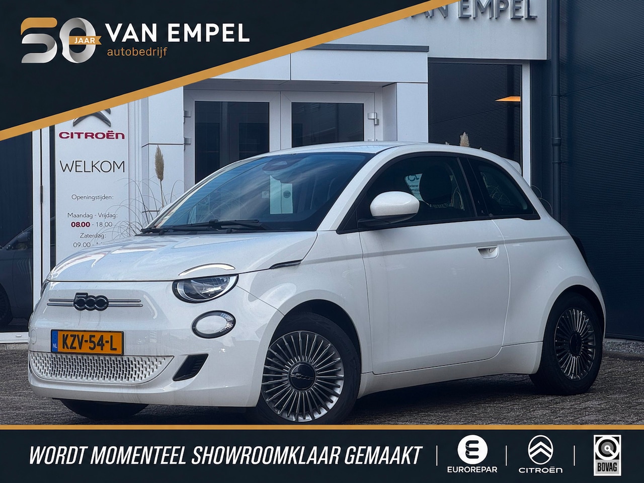 Fiat 500 - 42 kWh | 95% SOH | Navigatie By App | Climate Control | Cruise control - AutoWereld.nl