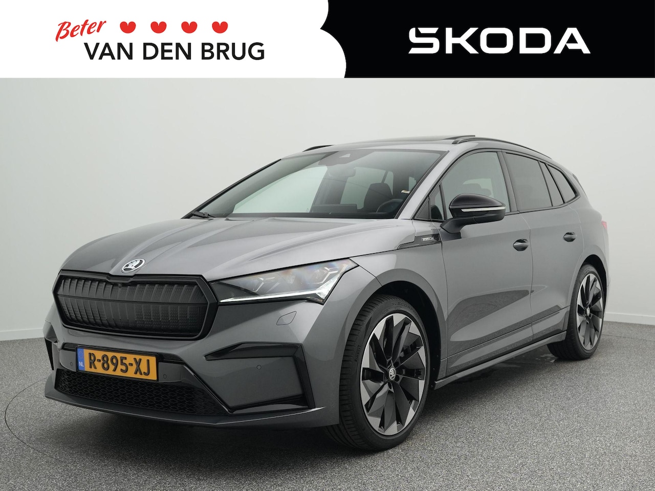 Skoda Enyaq iV - 80 Sportline | SoH 96,4% | Trekhaak | Panoramadak | Warmtepomp | Adaptieve cruise | - AutoWereld.nl