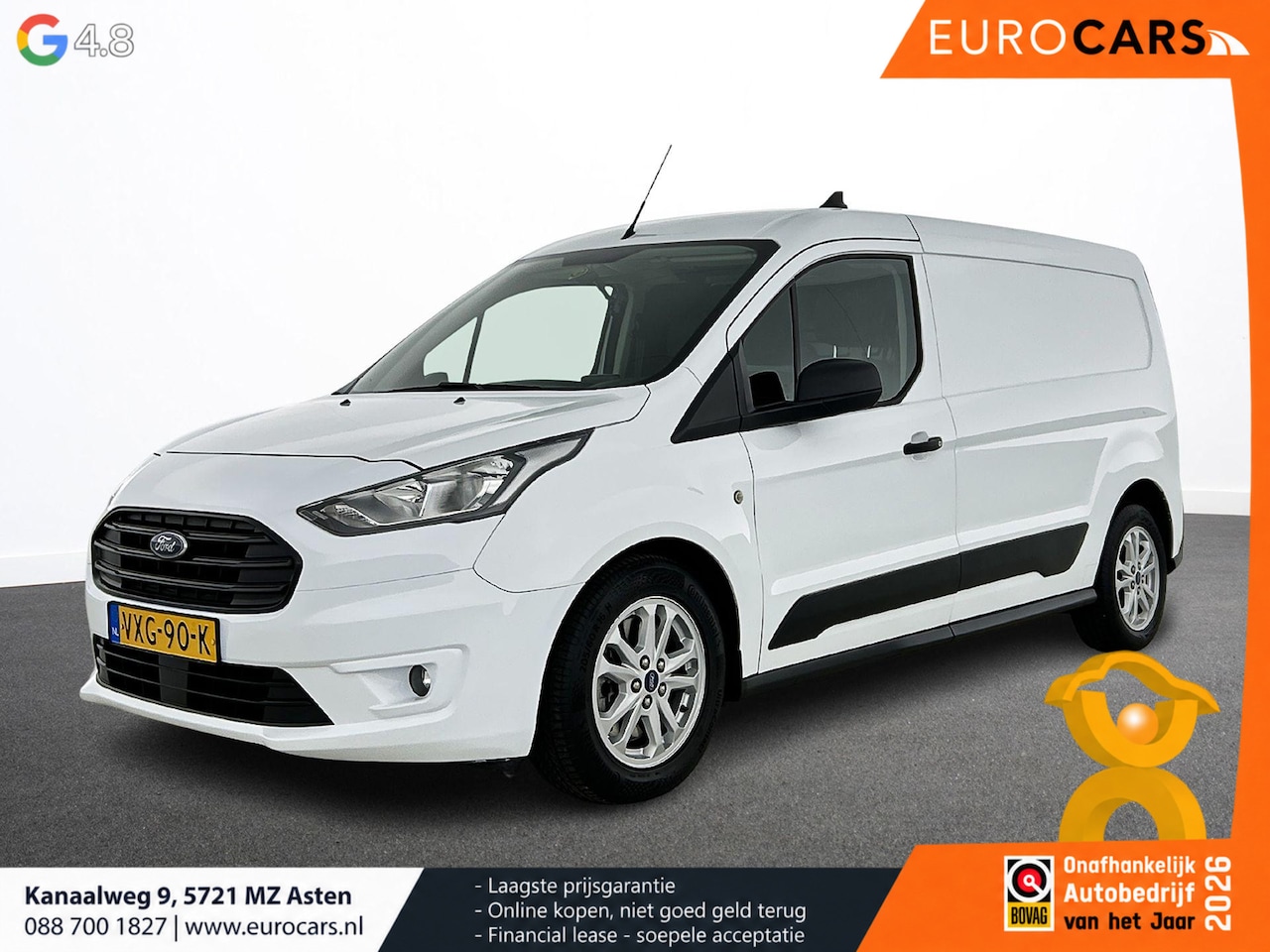 Ford Transit Connect - 1.5 EcoBlue Automaat L2 Trend Navigatie Airco Parkeersensoren Cruise Control Camera - AutoWereld.nl