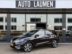 Nissan Qashqai - 1.2 Tekna Automaat Org. NL Panodak Navi Camera Elek. Stoel Leder Stof 19 Inch Stoelverw