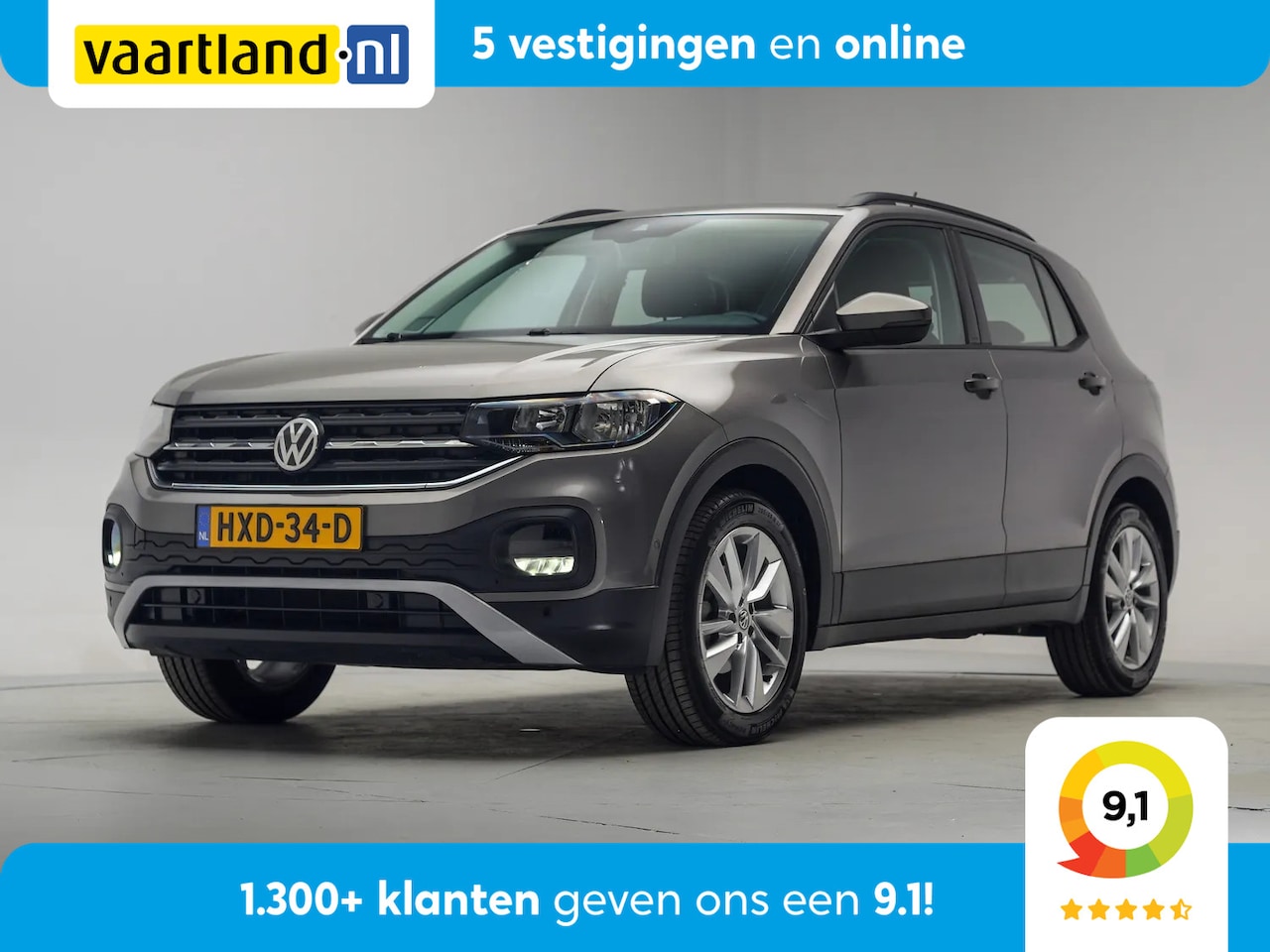 Volkswagen T-Cross - 1.0 TSI Life Business [ Carplay / Android Adapt cruise PDC ] - AutoWereld.nl