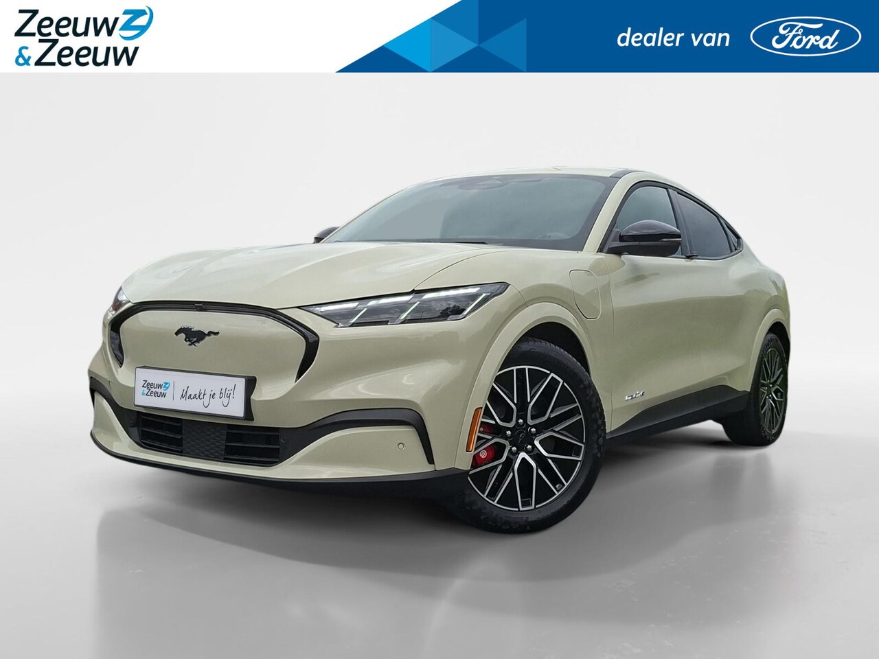 Ford Mustang Mach-E - Extended Premium RWD 88 kWh | Afneembare trekhaak | Stoelverwarming | Leer bekleed | 18" L - AutoWereld.nl