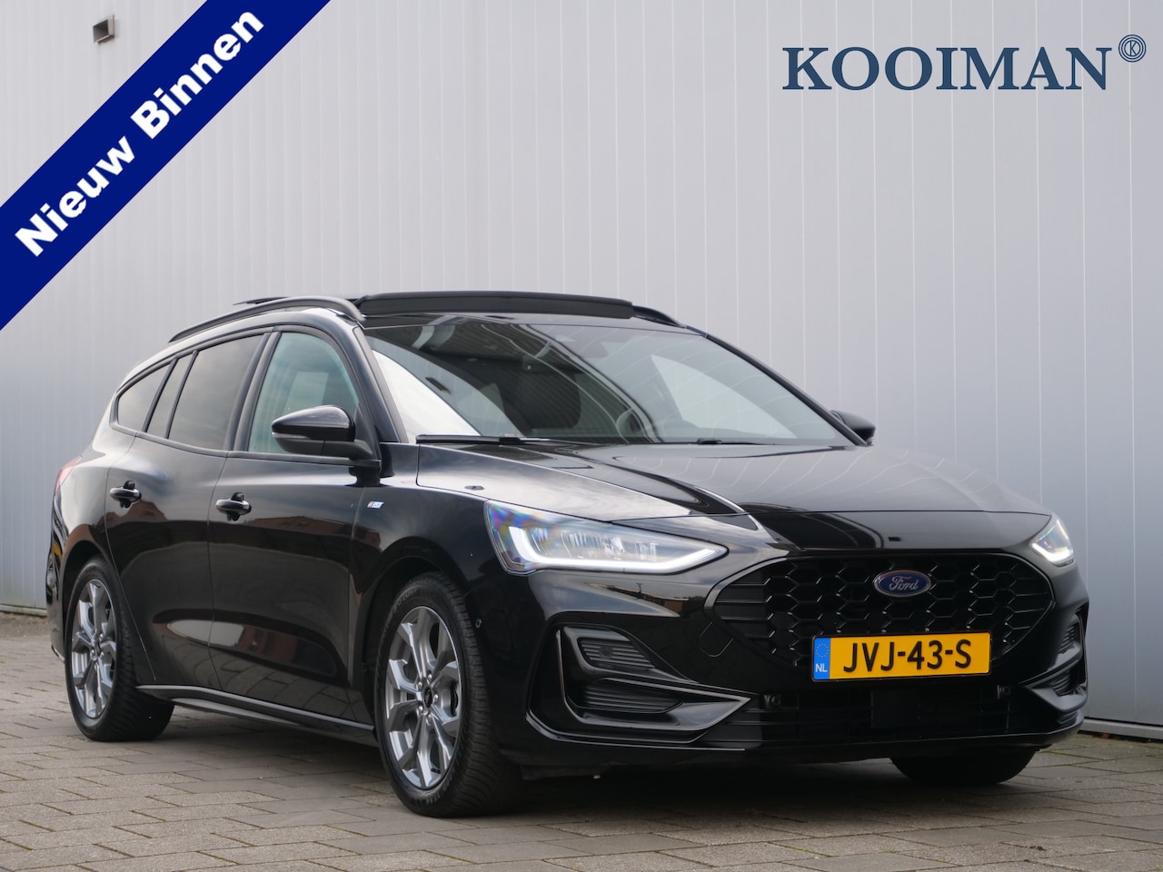 Ford Focus Wagon - 1.0 EcoBoost Hybrid ST Line X 155 Pk Automaat Navi / DAB / Apple Carplay / Pano-dak / Trek - AutoWereld.nl