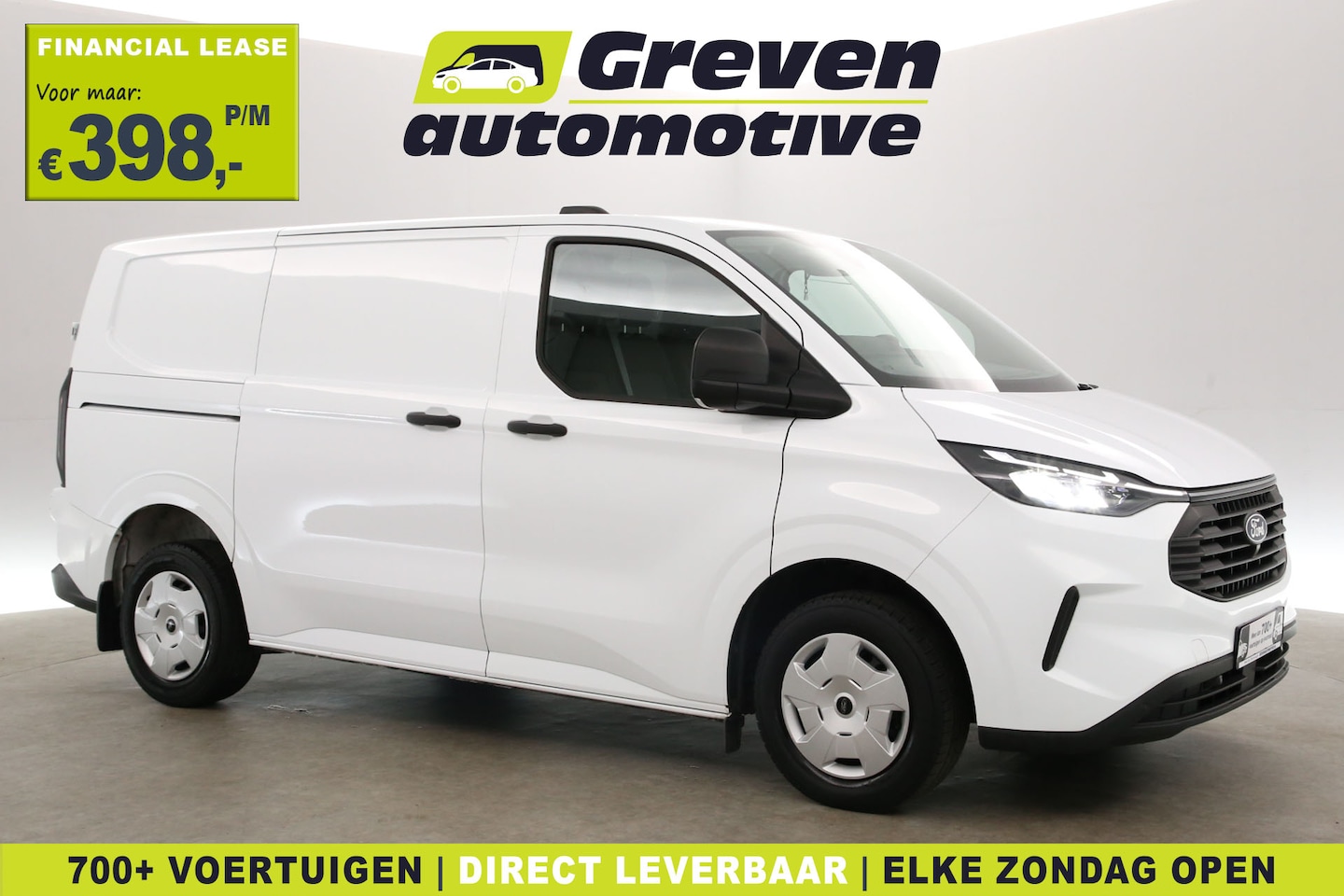 Ford Transit Custom - 2.0 TDCI L1H1 | Airco | Cruise | Camera | Carplay | 3 Zits | Virtual | Parkeersens. | LED - AutoWereld.nl
