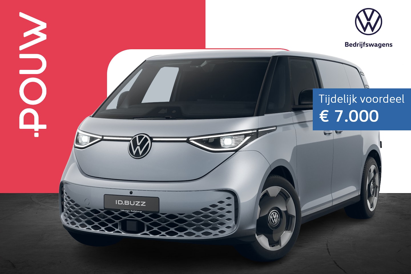 Volkswagen ID. Buzz Cargo - 340pk Bulli Limited Edition 79 kWh 4MOTION | Climate Control | Rondomzichtcamera - AutoWereld.nl