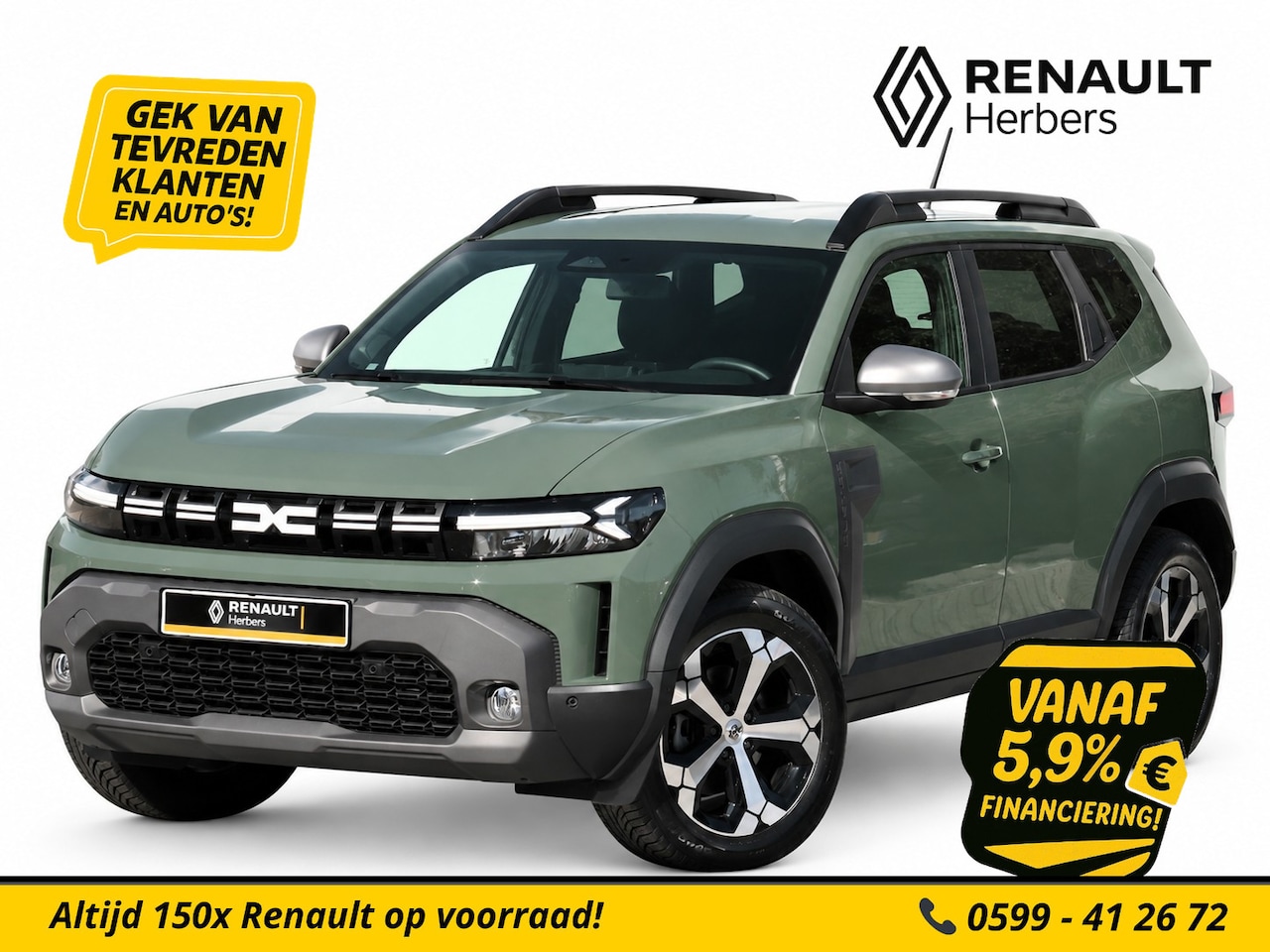 Dacia Duster - 1.6 Hybrid 140 Journey AUTOMAAT / NAVI / ALLE OPTIES - AutoWereld.nl