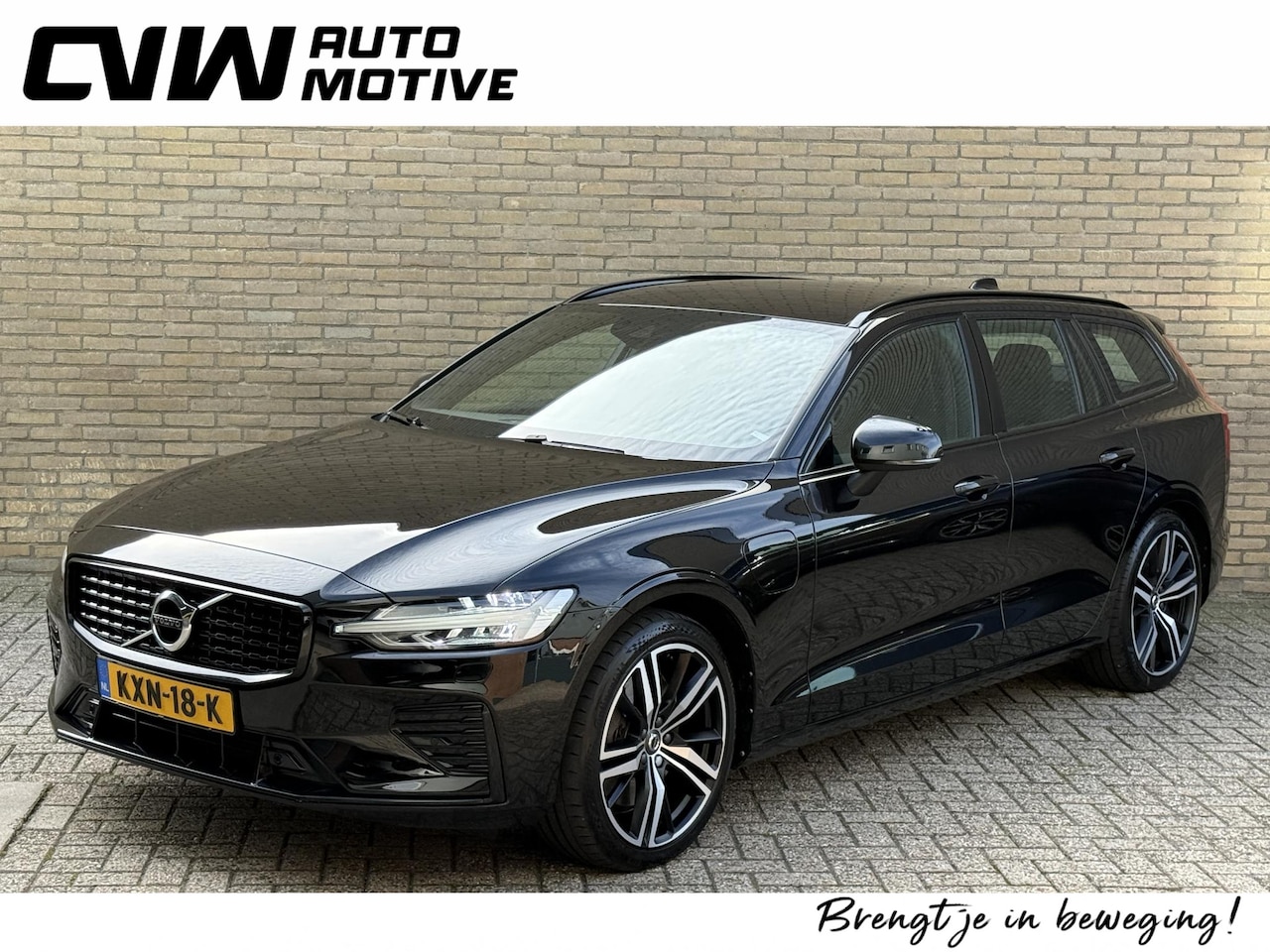 Volvo V60 - 2.0 T6 Recharge 350pk AWD R-Design Plus Dark | Long range | Trekhaak wegklapbaar | Pilot a - AutoWereld.nl