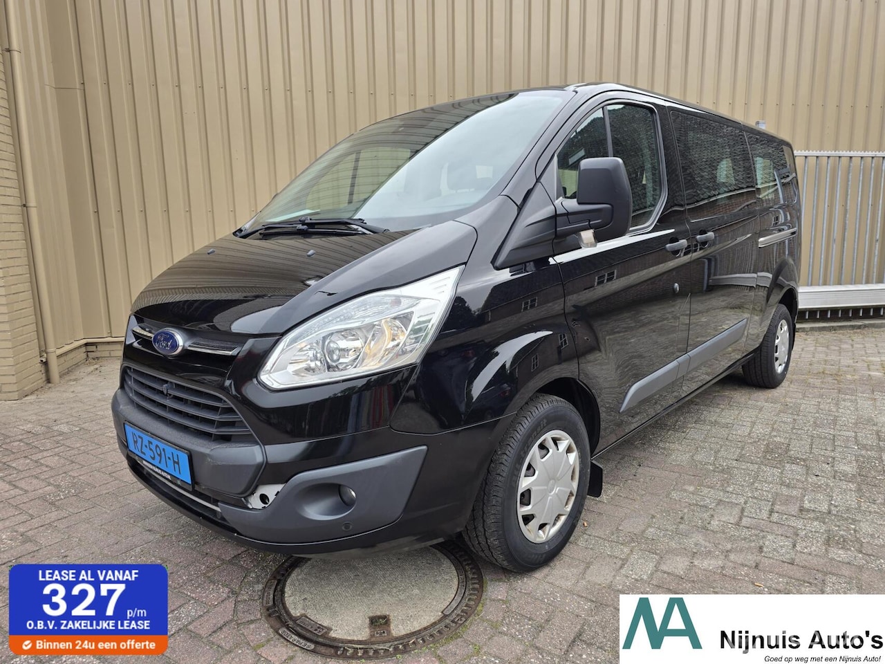 Ford Transit Custom - Combi 9-Persoons 310 2.0 TDCI L2H1 Trend Dubbele Schuifdeur | Trekhaak | Stoel&ruitverwarm - AutoWereld.nl
