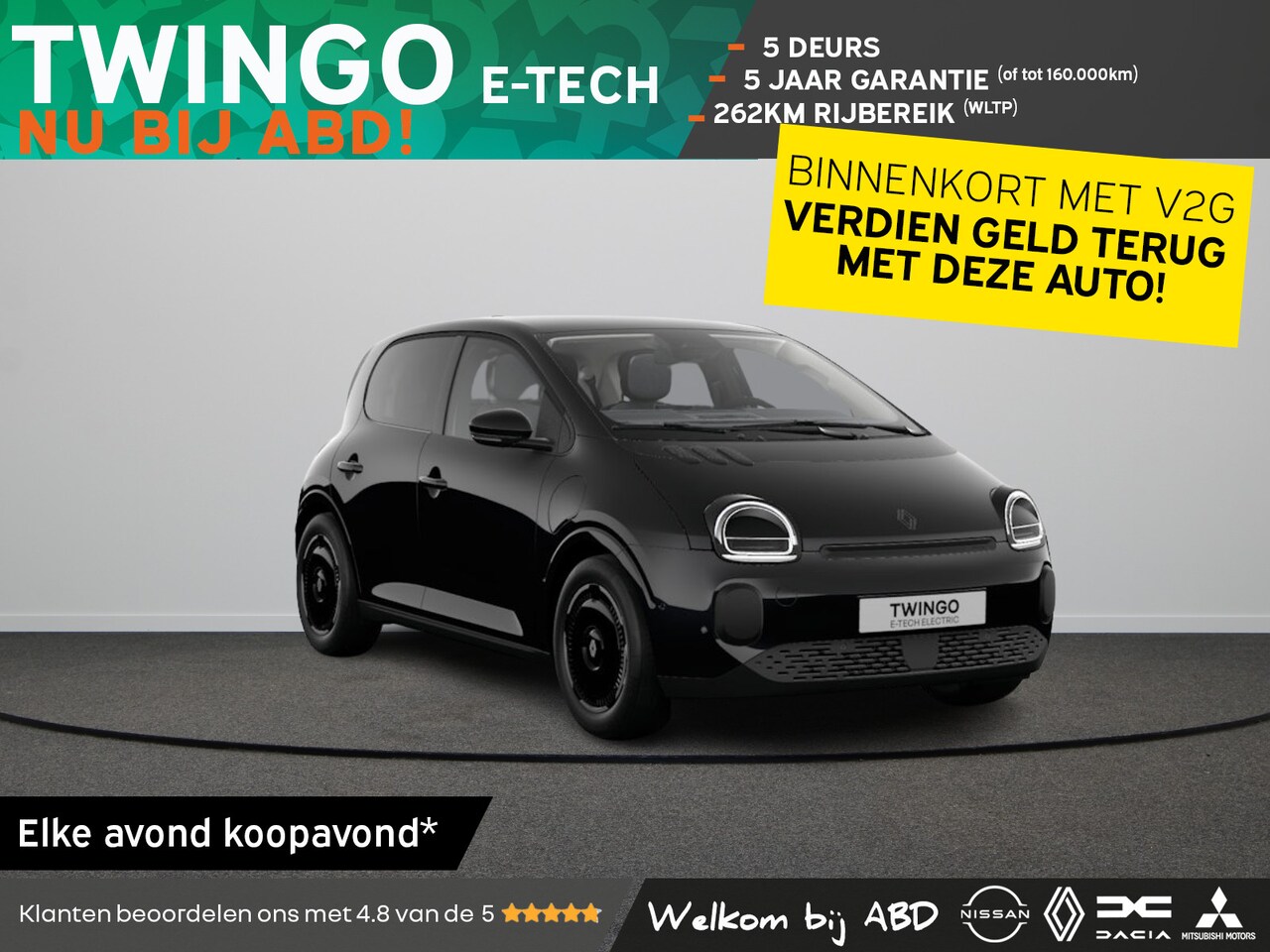 Renault Twingo - Techno Urban range | Achteruitrijcamera | LED-achterlichten | LED-dagrijverlichting met sp - AutoWereld.nl