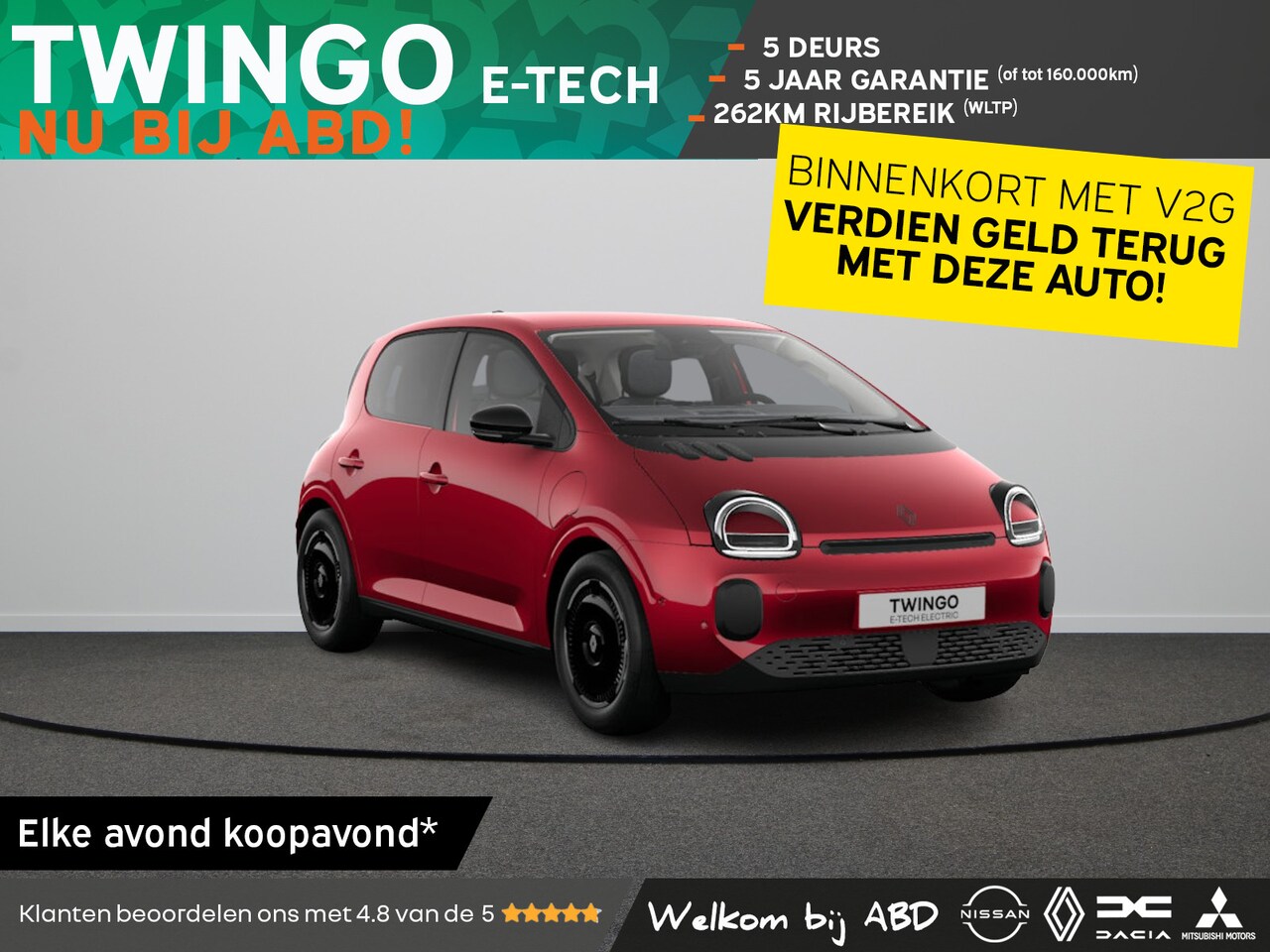 Renault Twingo - Techno Urban range | Achteruitrijcamera | LED-achterlichten | LED-dagrijverlichting met sp - AutoWereld.nl