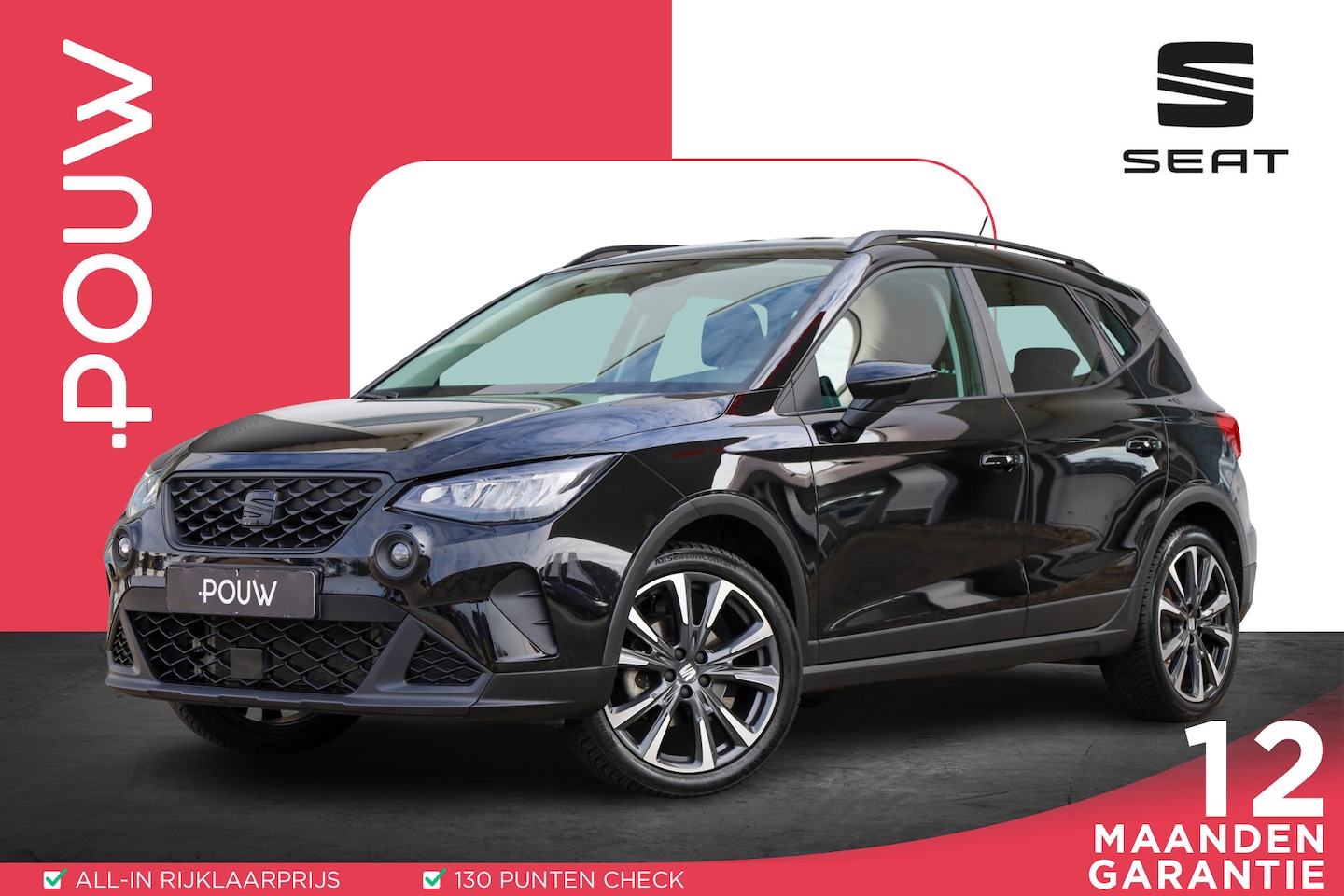 SEAT Arona - 1.0 EcoTSI 115pk Style Business Connect | Parkeersensor | Stoelverwarming | LM Velgen 18" - AutoWereld.nl