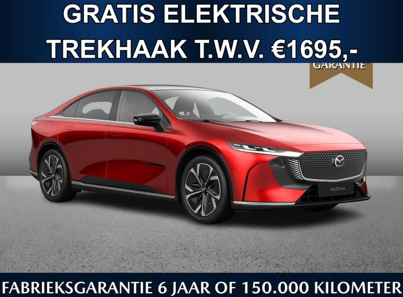 Mazda 6e - Takumi Plus 78 kWh - Tan interior | 560km range | 200kW snelladen | Gratis elektr. trekhaa - AutoWereld.nl