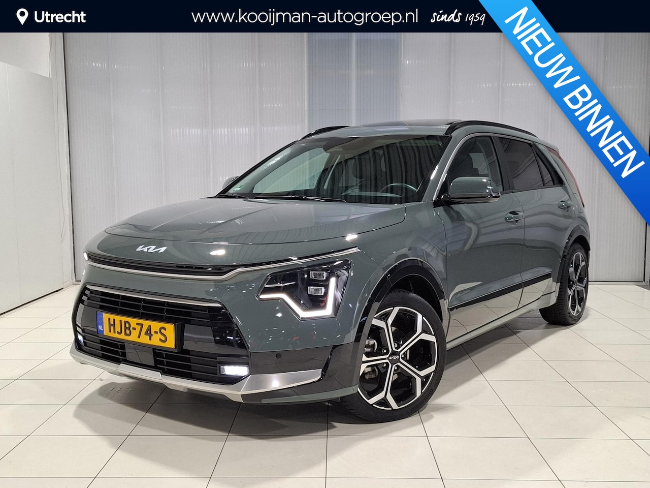 Kia Niro - 1.6 GDi Hybrid ExecutiveLine Trekhaak, Stoel en Stuur verwarming, Schuif kantel dak, elekt - AutoWereld.nl