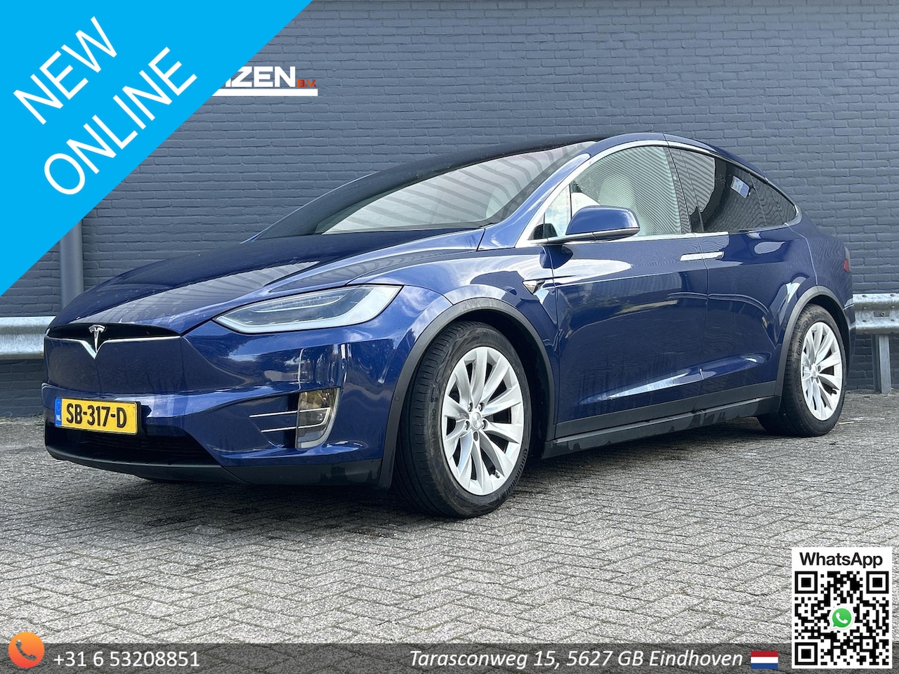 Tesla Model X - 100D 7p. | Camera | Leder | Cruise | Climate | Navi | Stoelverwarming | - AutoWereld.nl