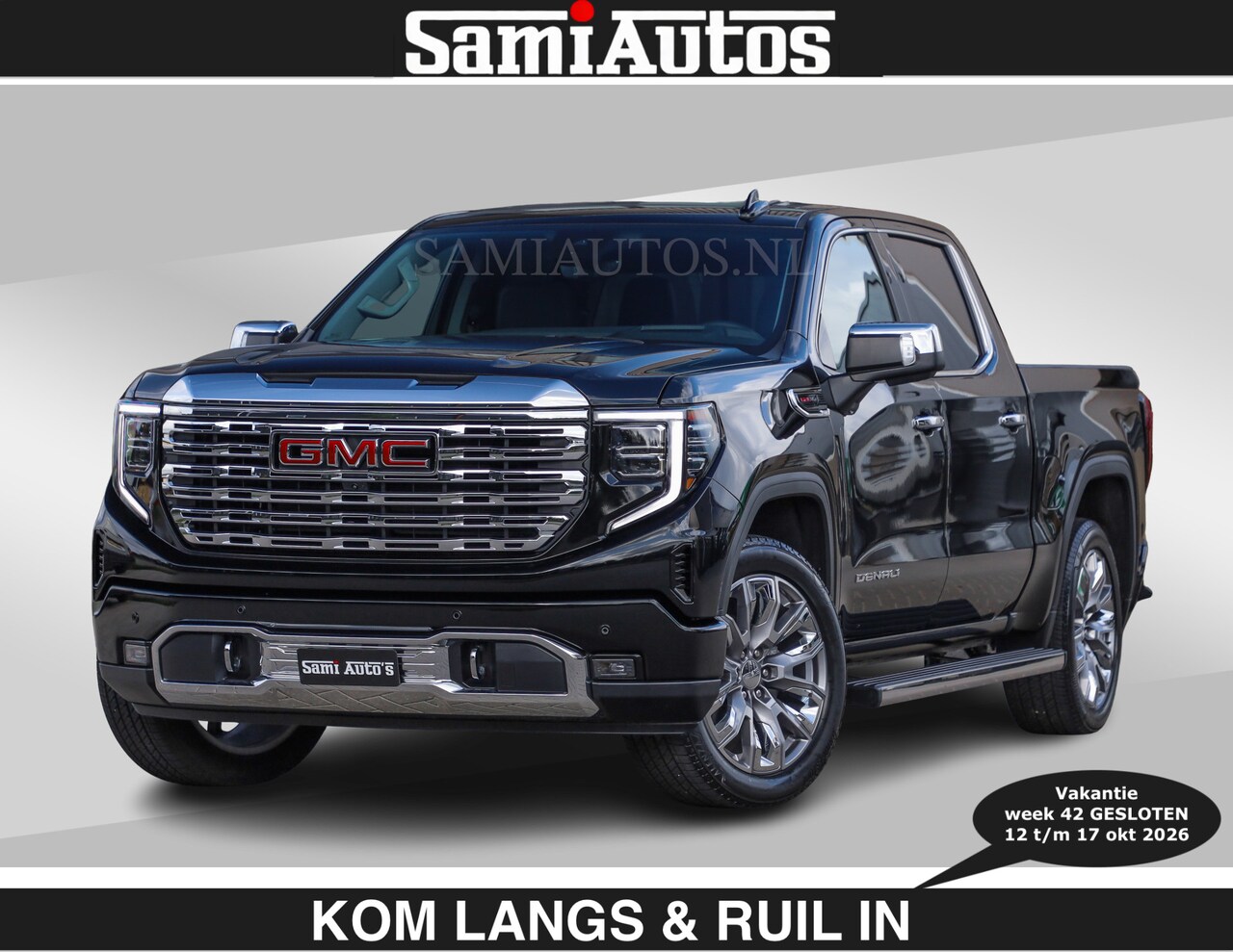 GMC Sierra - DENALI | All-In Prijs | 6,2 V8 Full Option €79950,- excl | De Meest Luxe Pick-Up in zijn K - AutoWereld.nl