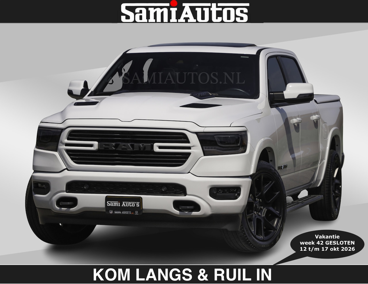Dodge Ram Pick Up - SPORT V8 5.7 402PK | €69950,- excl | Krachtige Hemi | Panorama Dak | 12' Scherm Comfortabe - AutoWereld.nl