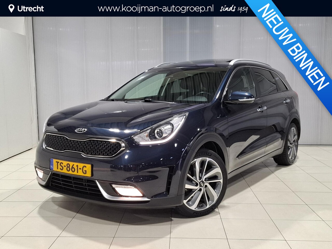 Kia Niro - 1.6 GDi Hybrid Design Edition Stoel en Stuur verwarming, Schuif kantel dak, Apple Carplay/ - AutoWereld.nl