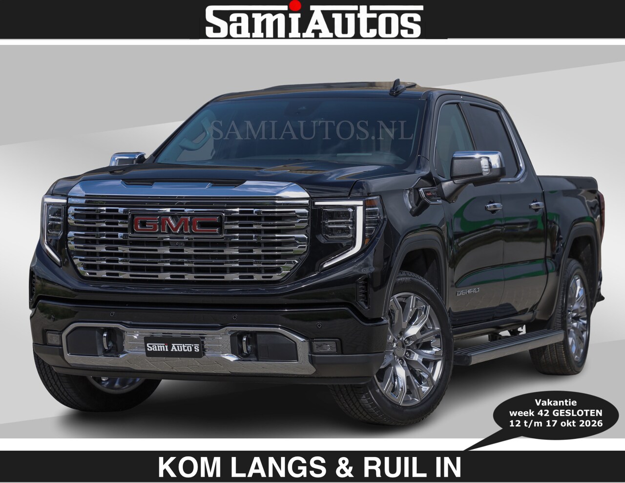 GMC Sierra - DENALI 6.2 V8 426PK €79950,- excl | Full Option | De Meest Luxe Pick-Up in zijn Klasse | C - AutoWereld.nl