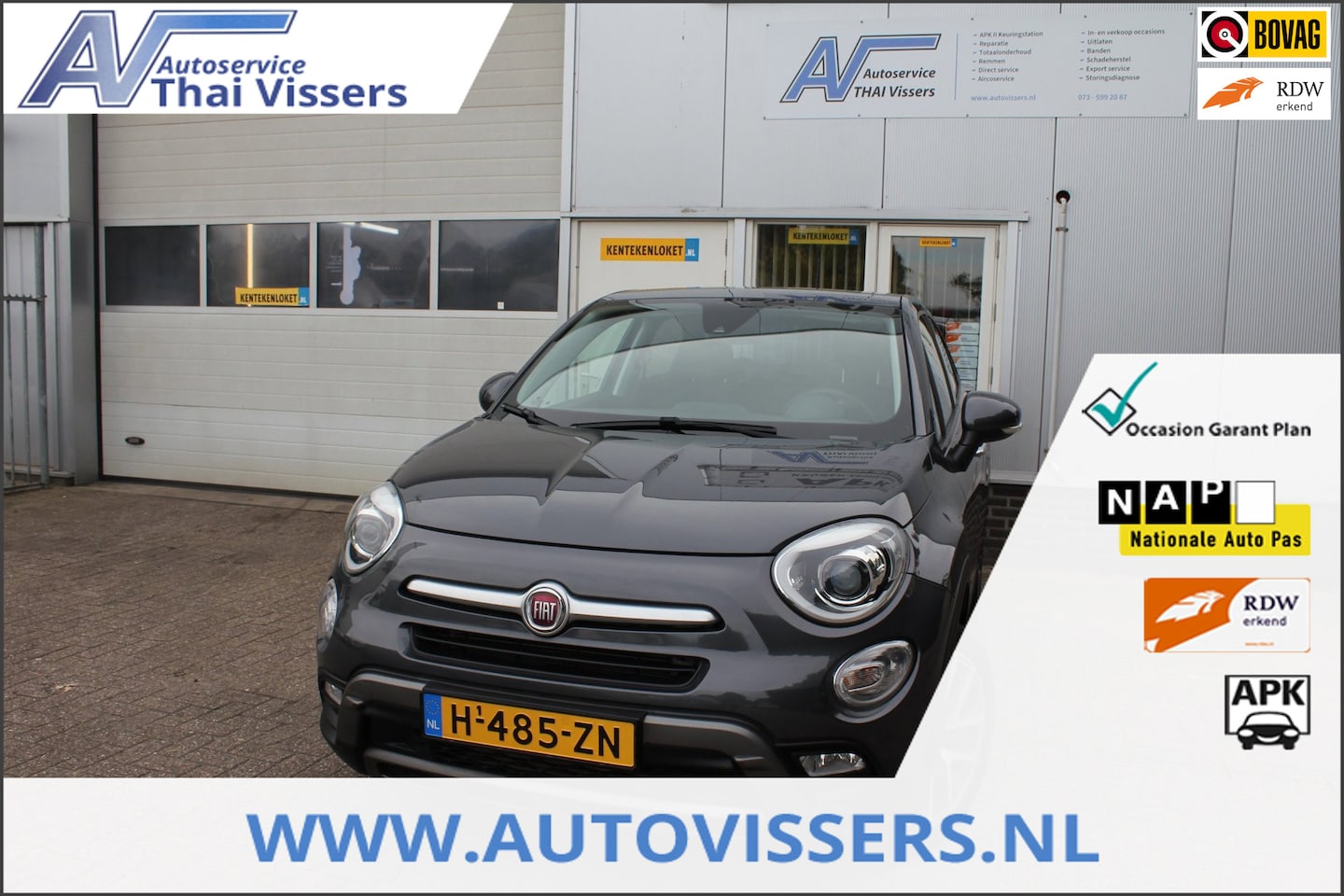 Fiat 500 X Cross - 1.4 Turbo MultiAir 4x4 CrossPlus Automaat Clima Navi Top Staat - AutoWereld.nl