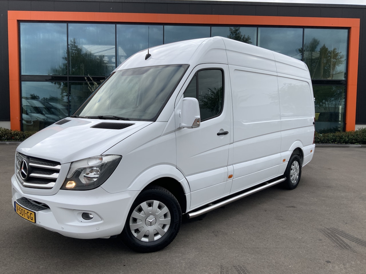 Mercedes-Benz Sprinter - 313 2.2 CDI 366 A L2H2 Airco Cruise 3 Zits Trekhaak 2000 kg side bar Euro 5 - AutoWereld.nl